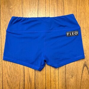 Fleo Women's Vibrant Blue Athletic Shorts